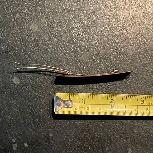 Two Vintage Copper Barrettes - Picture 7 of 7
